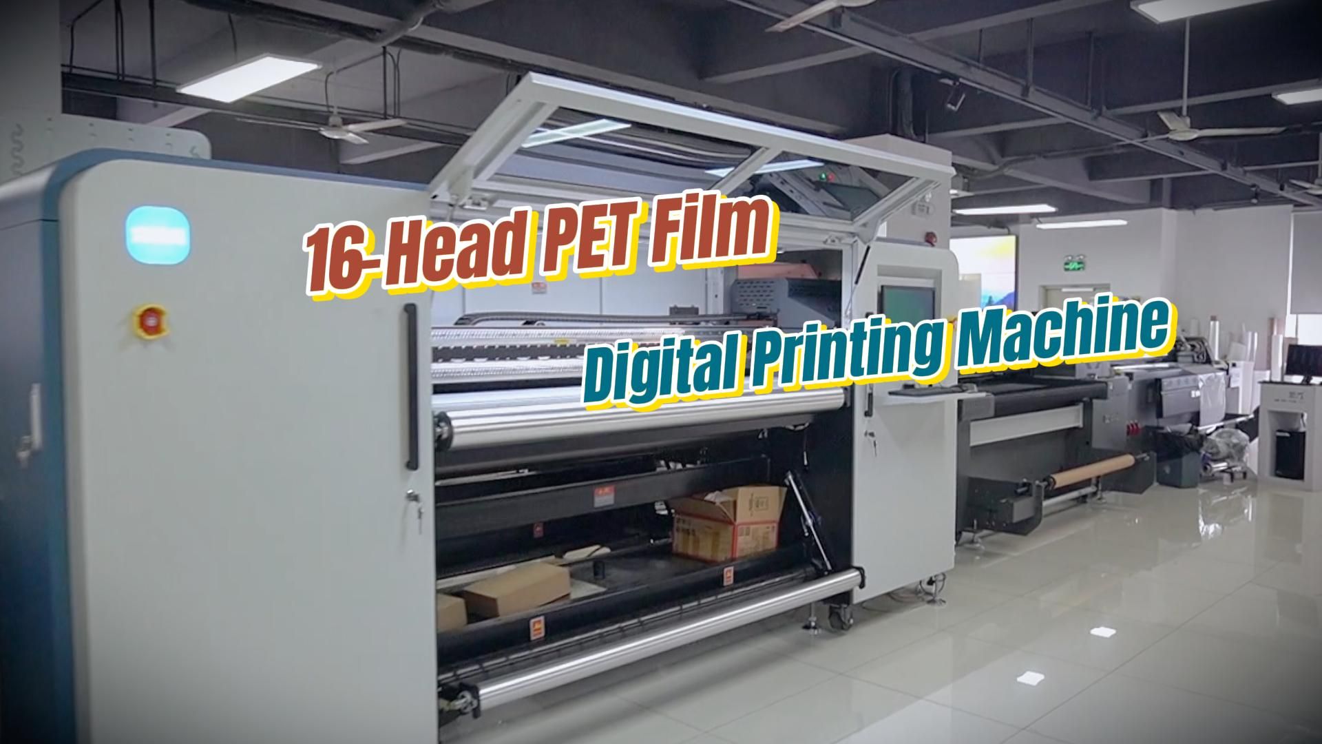High-Speed PET Film Digital Printing Machine for Table Cloth, Leather & Packaging