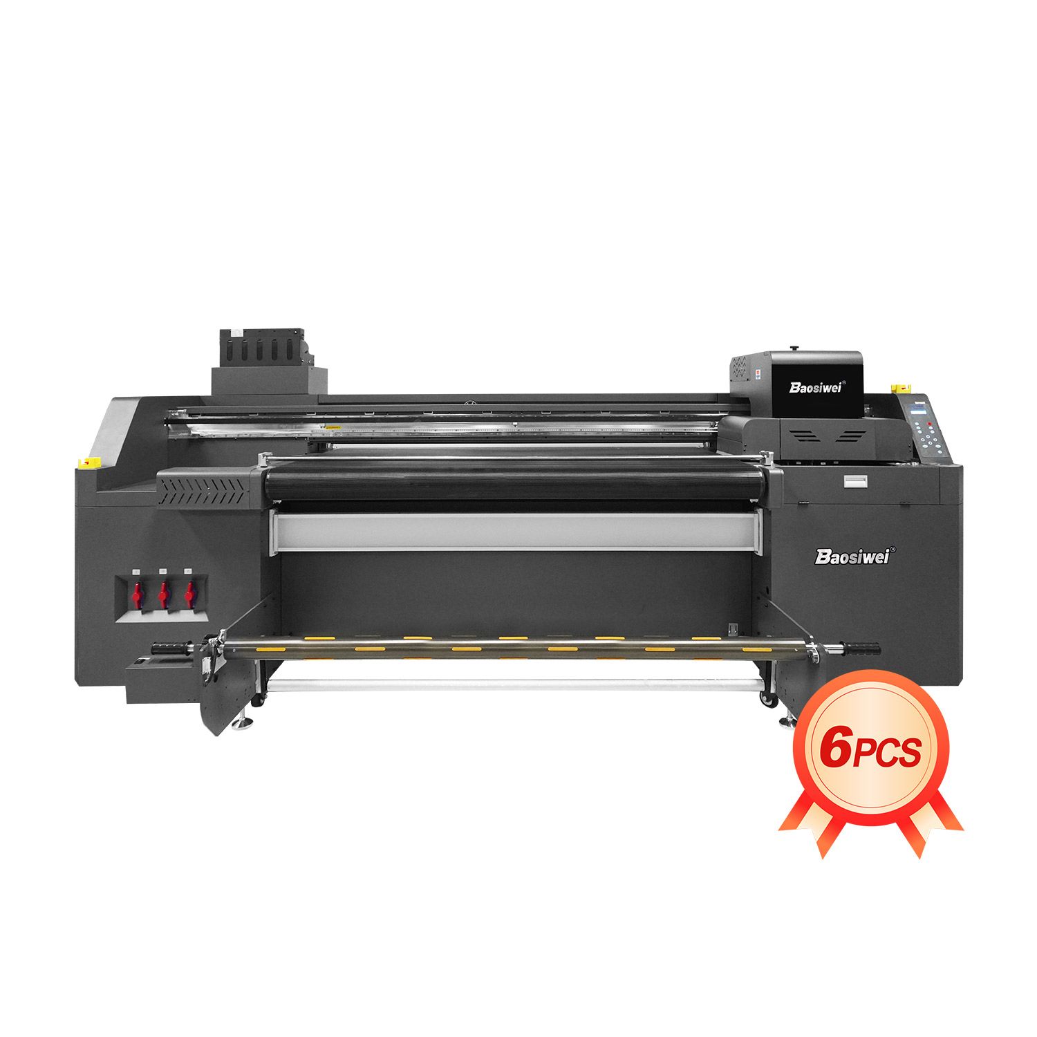 Baosiwei 1906UV belt printer front view for wide-format embossed painting printing