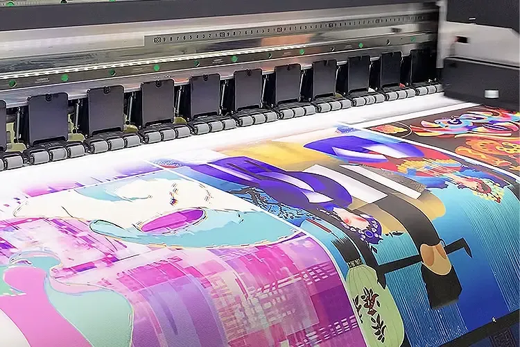 In poster chất lượng cao bằng máy in UV khổ lớn Baosiwei JW-3204