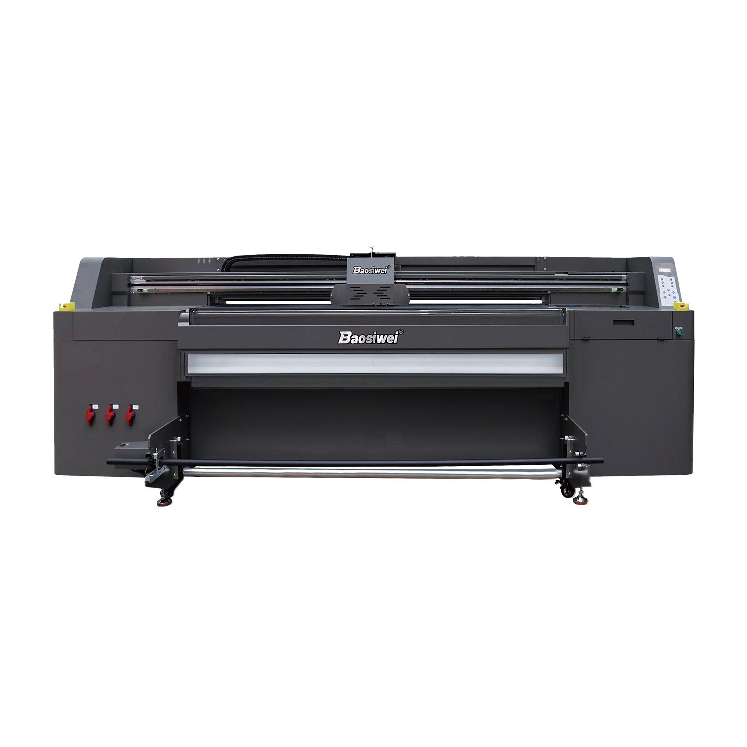 Baosiwei High-Speed Processed UV Hybrid Printer – 1.8m Large Format Printing Solution with 4 i3200-U1 Printheads