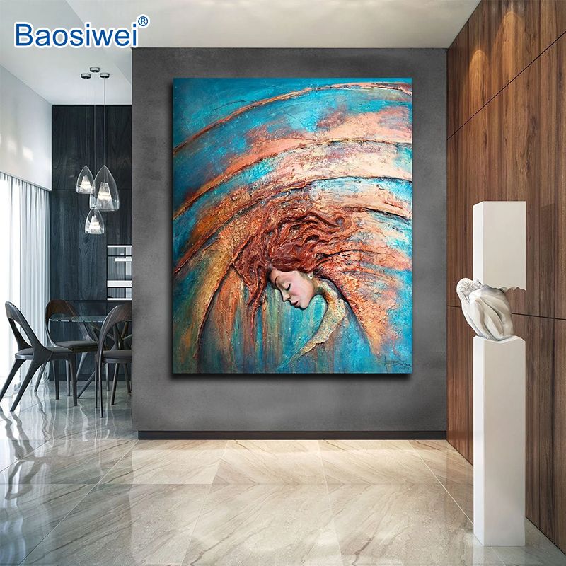 3D Embossed Textured Art Painting - UV Flatbed Printer Relief Effect