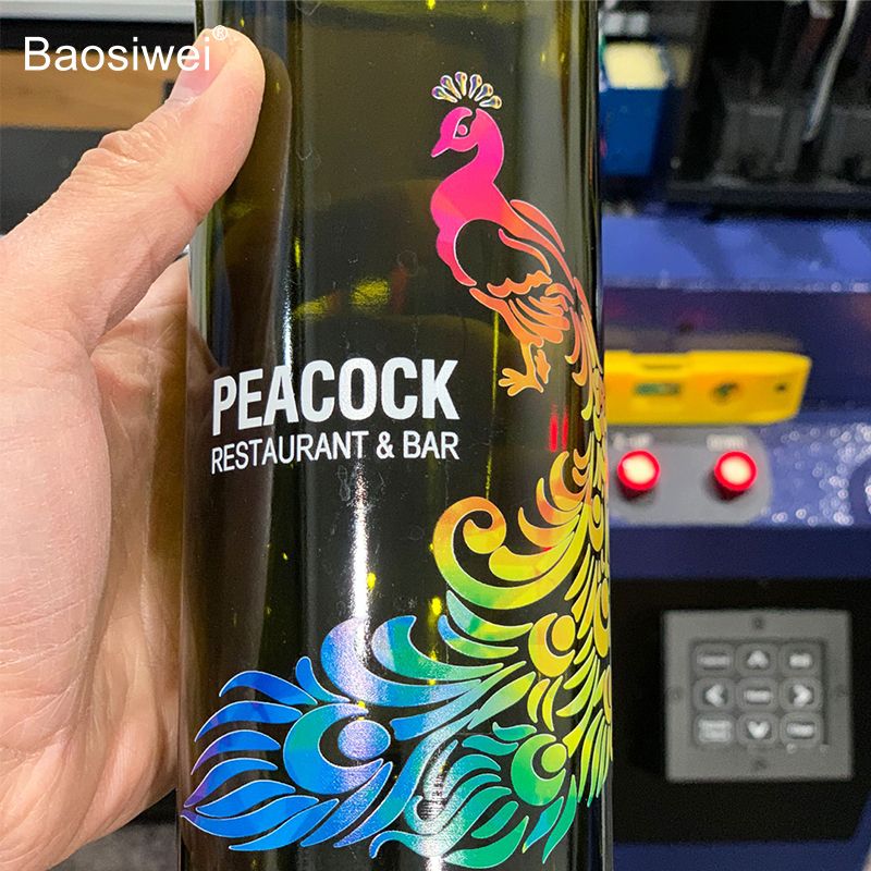 Customized Glass Bottle Printing by A3 UV Printer – High-quality UV-printed glass bottle with vibrant color and precise detailing