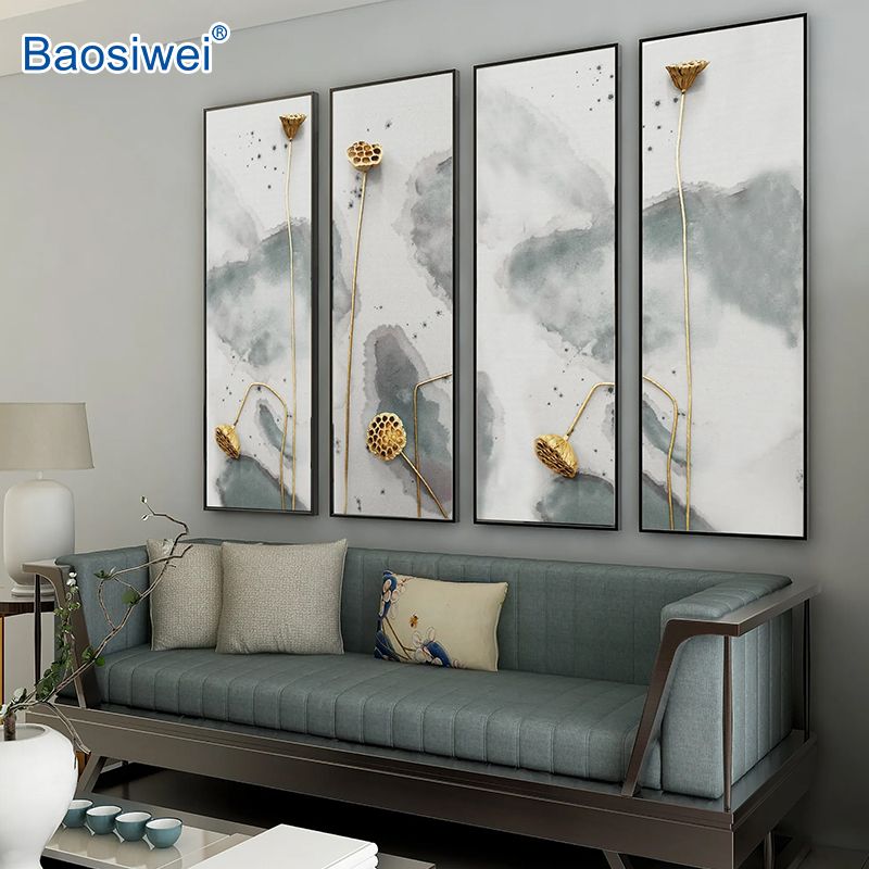 3D Embossed Canvas Wall Art Printed with Baosiwei UV Flatbed Printer