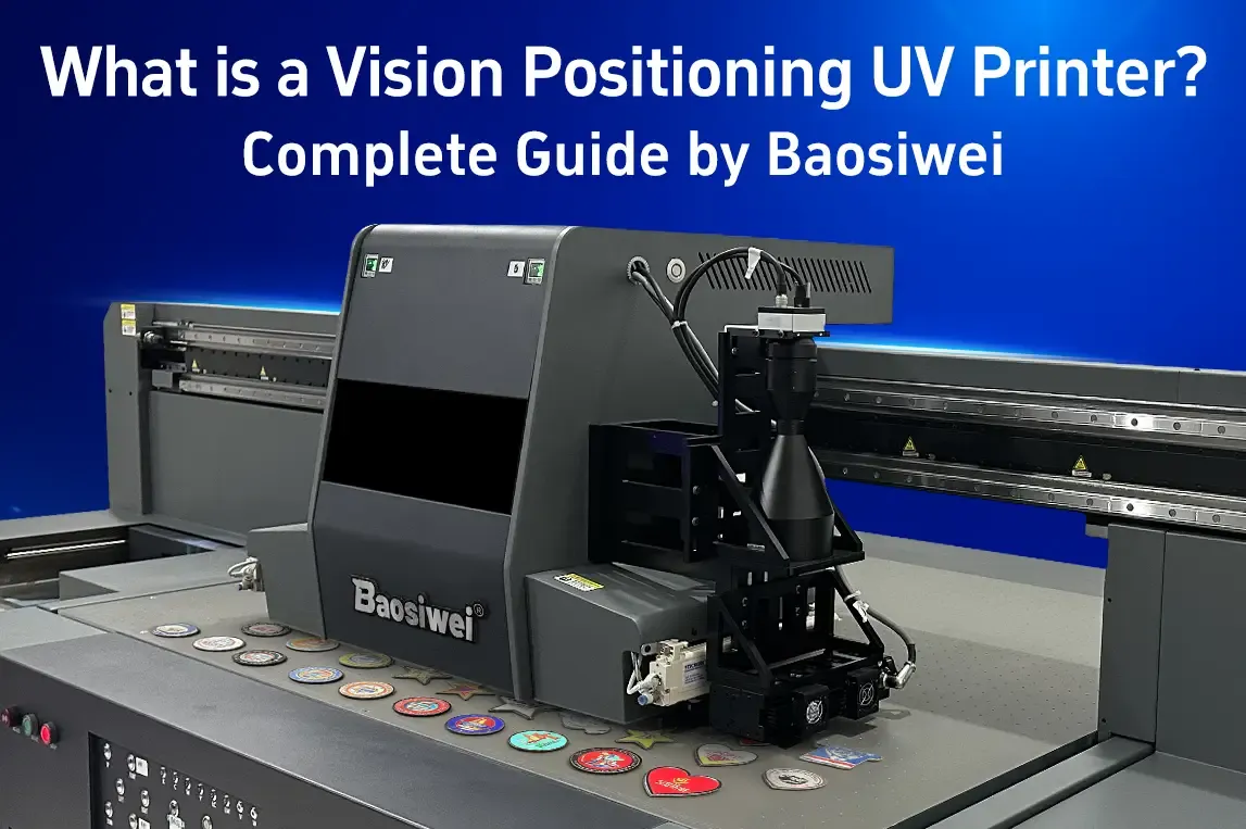 Máy in UV định vị thị giác thế hệ thứ ba của Baosiwei có chức năng quét và in thẻ, với khả năng định vị chính xác và in có độ chính xác cao. 
