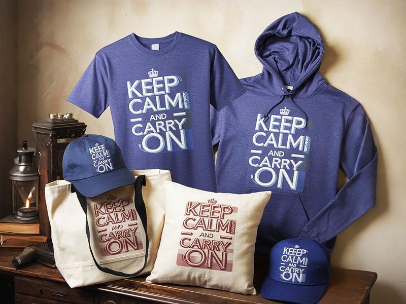 DTG and heat transfer printing on T-shirts, hoodies, caps, and tote bags for personalized fashion and merchandise