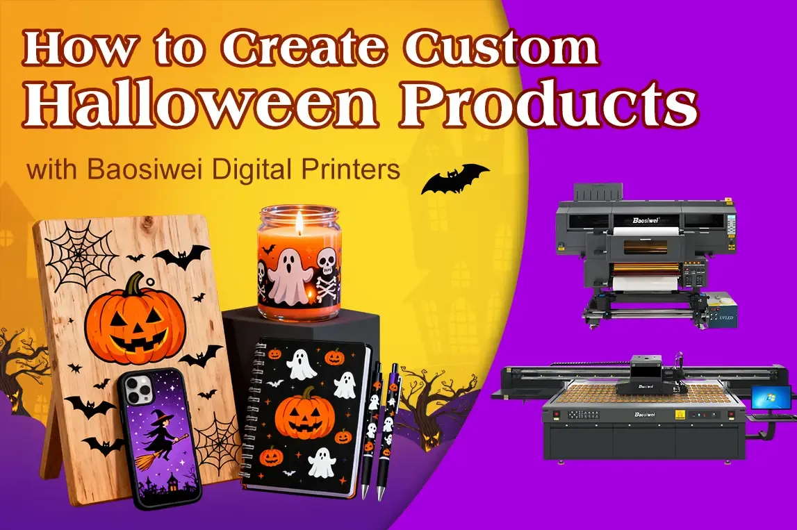 Cách tạo sản phẩm Halloween tùy chỉnh bằng máy in kỹ thuật số Baosiwei – ý tưởng in ấn sáng tạo theo mùa