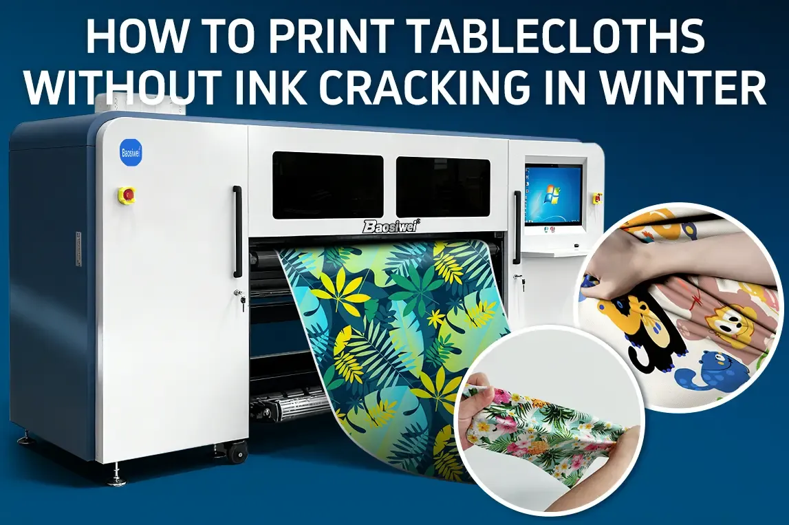 How to print tablecloths in winter without ink cracking using Baosiwei digital printing solution