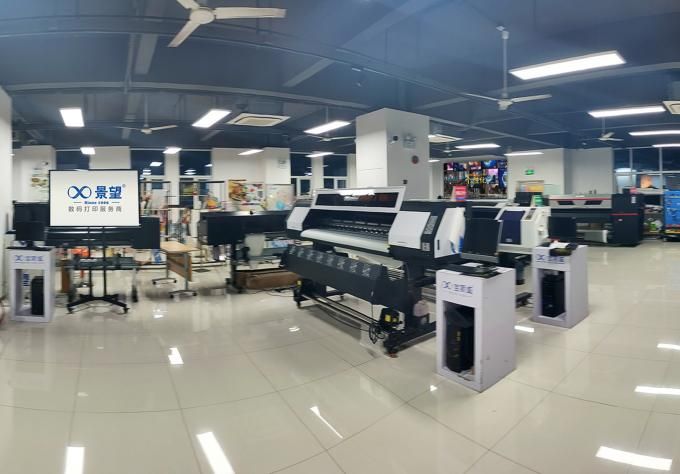 This is Baosiwei's R&D showroom, displaying various digital printers and showcasing our R&D and technical strength.