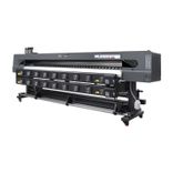 Front view of Baosiwei 3.2m eco solvent printer with dual-row drying fans and industrial-grade structure, ideal for wide-format advertising material printing.