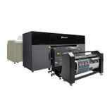 Front-facing view of Baosiwei printer in operation, showcasing high-resolution output with vivid colors and smooth gradients