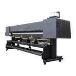 Rear view of Baosiwei 3.2m eco solvent printer featuring heavy-duty roll-to-roll feed system for continuous large media printing.