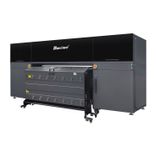 Angled side view of Baosiwei Blueback Paper Poster Printer highlighting the reinforced frame and dual feeding system for efficient bulk printing.