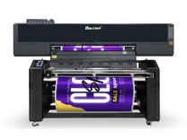 Baosiwei 1.9m Blueback Paper Poster Printer front view, showcasing high-speed, wide-format industrial poster printing structure.