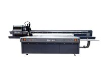Baosiwei 新一代视觉定位 UV 平板打印机，工业级 2.5m × 1.3m UV 打印机，搭载 Ricoh G6/G5 喷头，实现高精度大幅面打印
