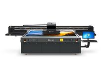 Front view of Baosiwei JW-2513M UV flatbed printer for industrial large-format printing