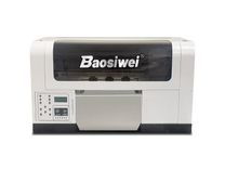 Side view of the Baosiwei A3 DTF Printer, designed for high-efficiency garment customization with intelligent operation