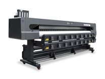 Side view showing stable frame and 4-head Epson print module of JW-3204 printer