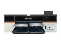 Baosiwei DTG Printer front view, featuring a dual platen system for high-efficiency garment printing