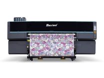 Baosiwei 1.9米16头高速工业级热升华打印机，配置强劲风干系统，适用于纺织大批量印花。