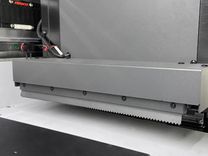 Close-up of the  Baosiwei 16-head eco solvent printer’s anti-collision printhead system, designed to protect nozzles during high-speed operation.