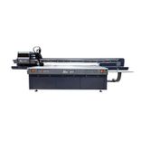 Baosiwei New Generation Visual Positioning UV Flatbed Printer, industrial-grade 2.5m × 1.3m UV printer with Ricoh G6/G5 printheads for high-precision, large-format printing