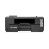 Front view of the Baosiwei 30cm Crystal Label UV DTF Printer, showcasing its compact design and user-friendly control panel for efficient label production.