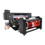 Angled side view of Baosiwei Blueback Paper Poster Printer highlighting the reinforced frame and dual feeding system for efficient bulk printing.