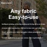Baosiwei A3 DTF Printer—intelligent printing, powder shaking, and drying all-in-one for effortless customization