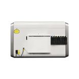 A3 UV Flatbed Printer Rear View with Roll-to-Roll Attachment – Baosiwei A3 UV printer with roll media attachment for continuous printing applications.