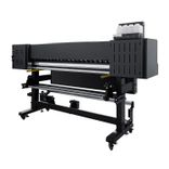 Baosiwei 1.8m eco-solvent printer back view, highlighting the extended drying distance for enhanced printing speed and efficiency